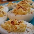Receita Ovos Apimentados à Moda Cajun (deviled Eggs)