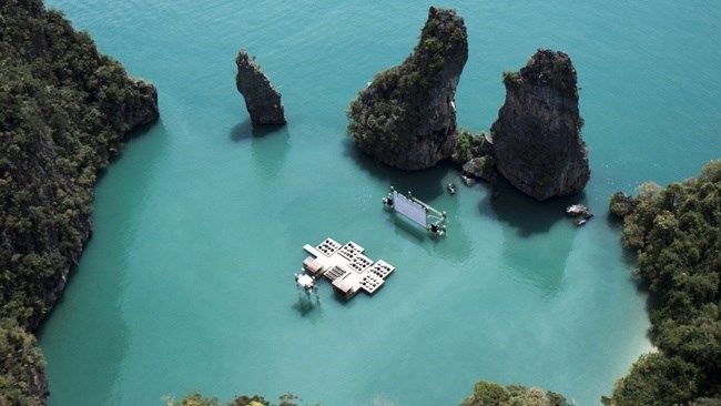 Cinema sob as águas na Tailândia The Archipelago Cinema
