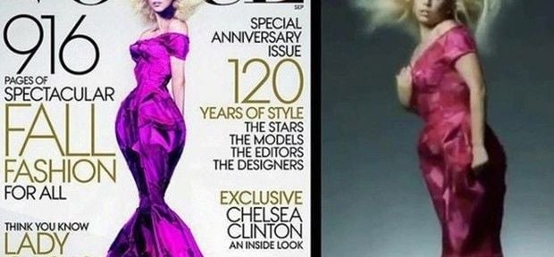 Lady Gaga estampa capa da Vogue de setembro e chama atenção pelo excesso de Photoshop