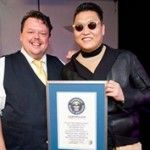 Psy entra pro Guiness Book