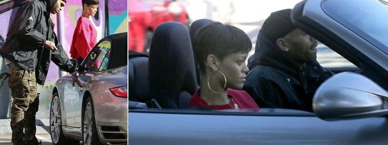 Rihanna e Chris Brown não se desgrudam mais 
