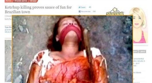 Homem forja assassinato com Ketchup para pegar prêmio de seguro