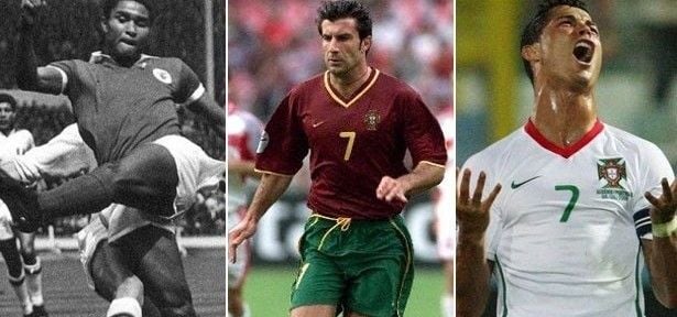 3 melhores jogadores portugueses da História