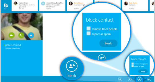 Aprenda como remover, denunciar ou bloquear um contato no Skype