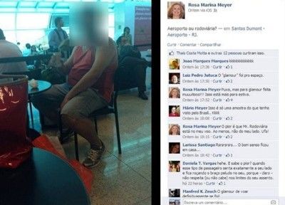 Professores universitários criticam 'pobre em avião' no Facebook e irrita internautas