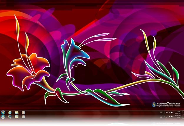 Download Neon Art Windows  7  Theme Baixar no ClickGr tis