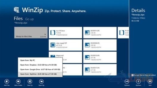 Download WinZip para Windows 8 - Baixar no ClickGrátis
