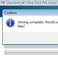 Baixar CheshireCats One Click File Joiner