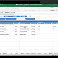 Baixar Planilha de Planejamento de Marketing de Conteúdo