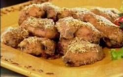 Receita Asas de Frango Assadas com Parmesão