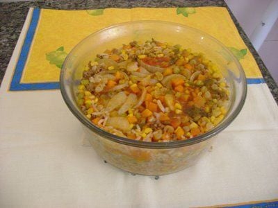 Receita Arroz à Provençal