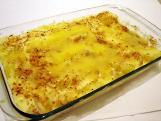 Receita Bacalhau Gratinado com Mussarela