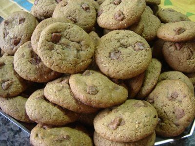 Receita Cookies com Gotas de Chocolate