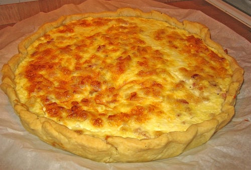 Receita Quiche de Calabresa