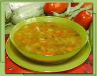 Receita Sopa de Legumes e Carne Moída