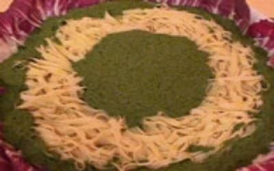 Receita Fettuccine ao Verde