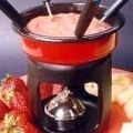 Receita Fondue de Morango Light