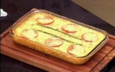 Receita Bacalhau Gratinado com Feijão