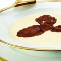 Receita Zabaione com Folhas de Chocolate