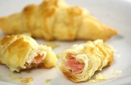 Receita Croissant de Presunto e Queijo