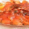 Receita Gravlax de Salmão com Torradas