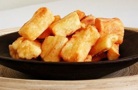 Receita Mandioca Frita