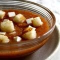 Receita Gazpacho com Tofu e Croûtons