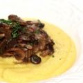 Receita Polenta com Ragu de Cogumelos