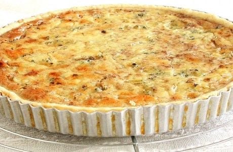 Receita Quiche de Roquefort e Nozes