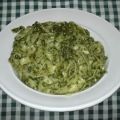 Receita Macarrão Verde