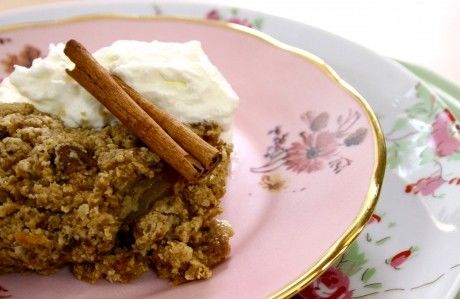 Receita Crumble de Aveia com Maçã