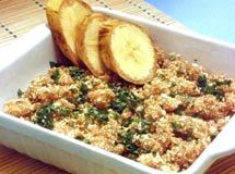 Receita Farofa de Banana Fácil