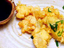 Receita Tempura de Casca de Batata  	 Tempura de Casca de Batata