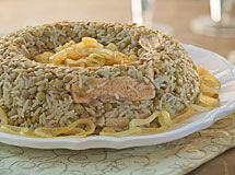 Receita Arroz com Lentilha e Sardinha