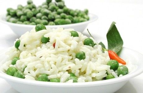 Receita Arroz com Ervilhas