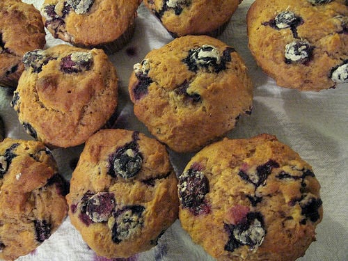 Receita Muffins de Blueberry