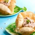 Receita Cestinhas de Pastel Recheadas de Patê de Atum