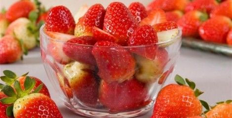 Receita Iogurte de Morango