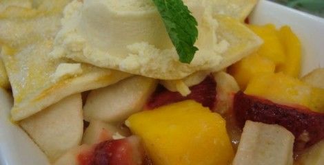 Receita Torta Trançada de Frutas