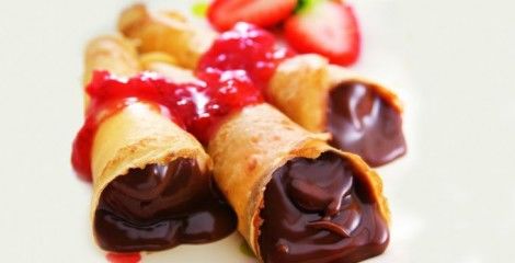 Receita Crepe de Chocolate