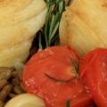 Receita Bacalhau com Lentilha e Tomate Confit