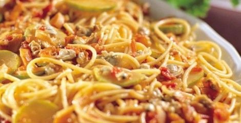Receita Espaguete Al Mare