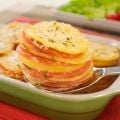 Receita Gratinado de Batata e Salame