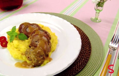 Receita Saltimboca de Presunto e Manjericão