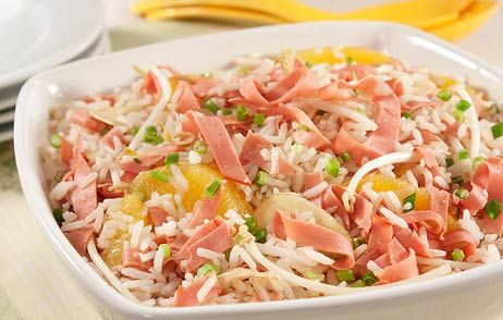 Receita Salada de Arroz Refrescante