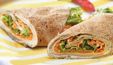 Receita Wraps Saborosos