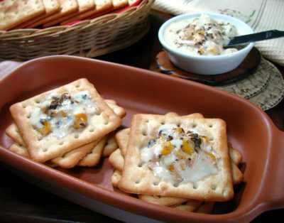 Receita Canapé de Palmito