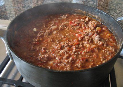 Receita Chili com Carne