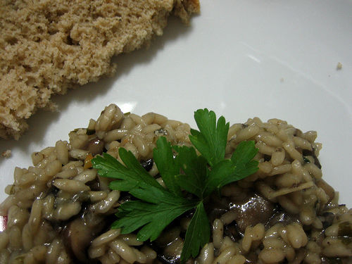 Receita Risoto de Cogumelos