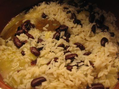 Receita Arroz de Feijão